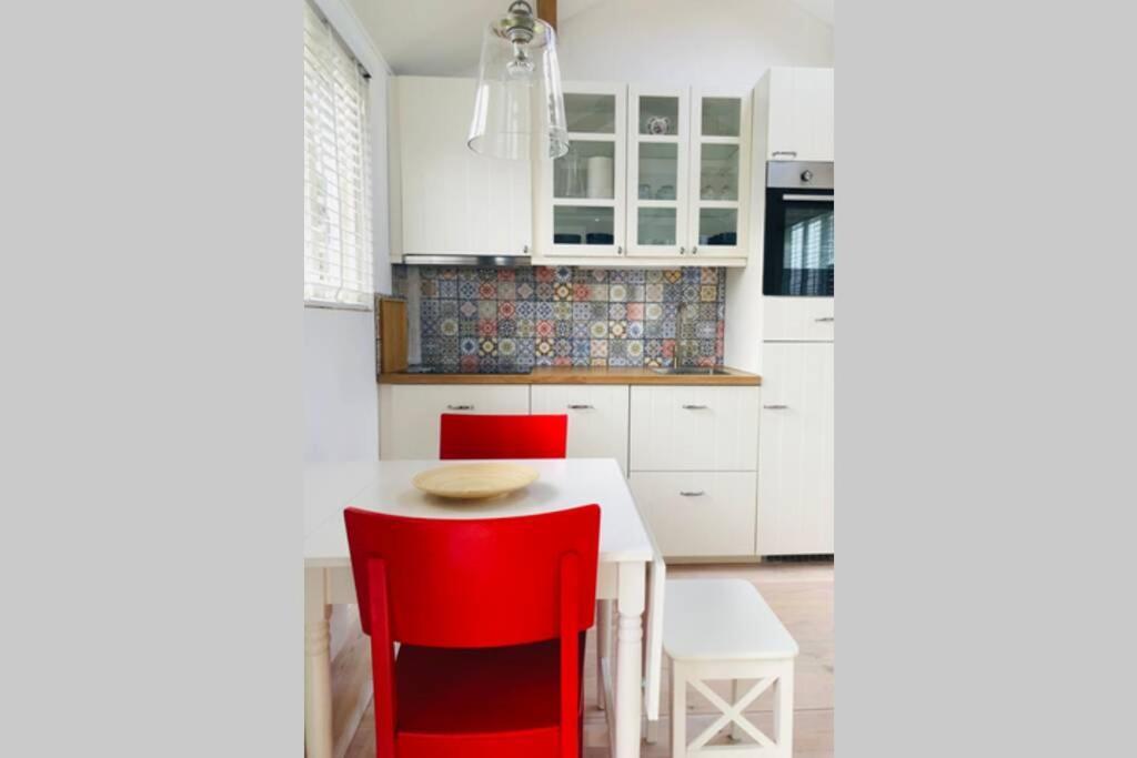 Tiny House In Tuin Van De Statige Villa Mariahof Dordrecht Eksteriør billede