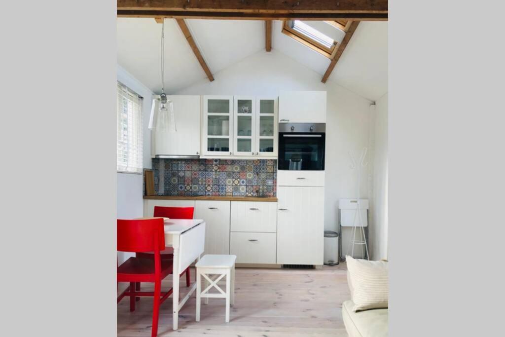 Tiny House In Tuin Van De Statige Villa Mariahof Dordrecht Eksteriør billede