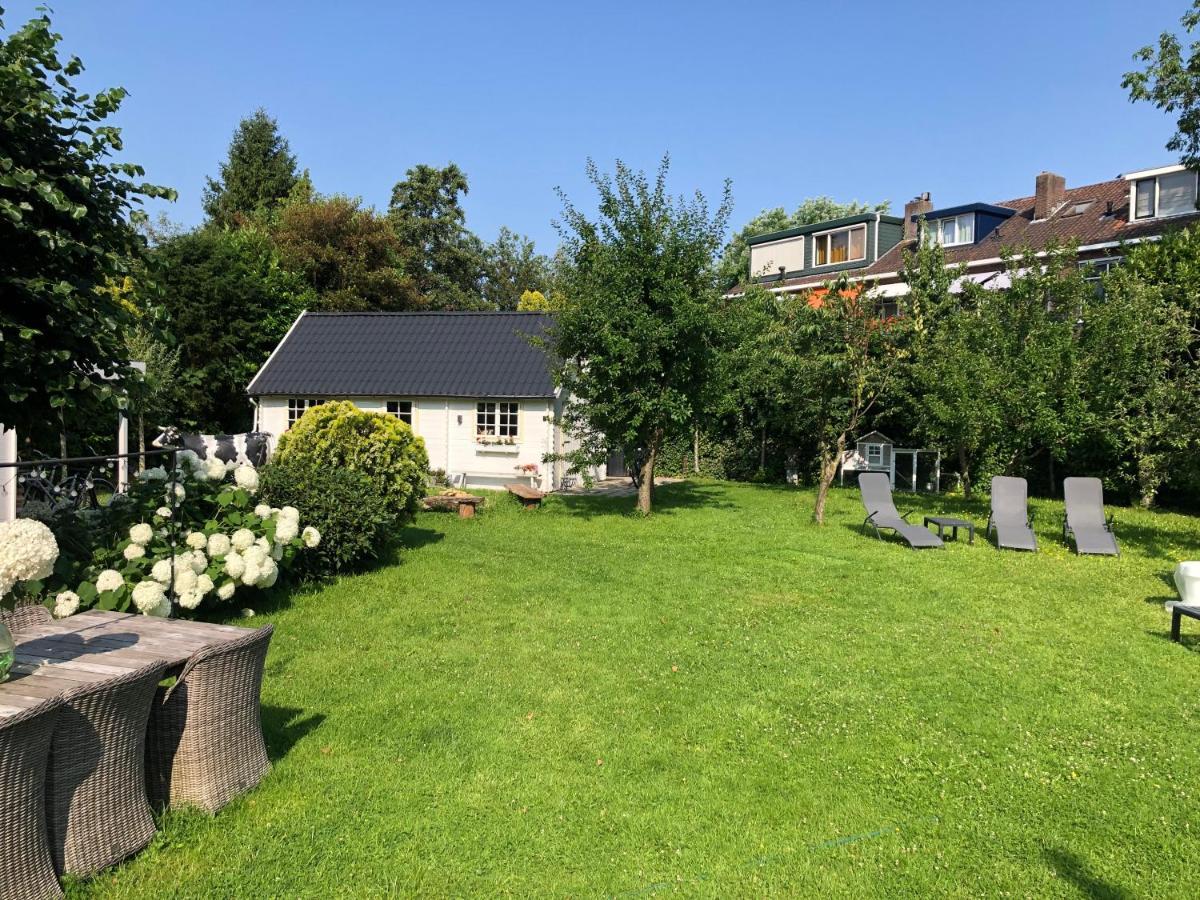 Tiny House In Tuin Van De Statige Villa Mariahof Dordrecht Eksteriør billede